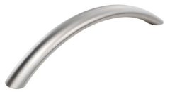 Greep geborsteld rvs 128 mm