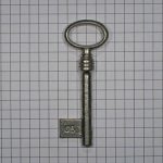 Sleutel gietijzer met pen 65 mm