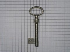 Sleutel gietijzer met pen 65 mm