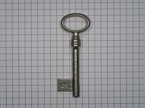 Sleutel gietijzer met pen 65 mm