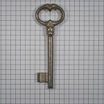 Sleutel ijzer blank