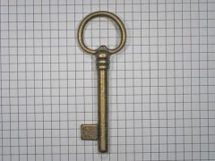 Sleutel ijzer verbronsd 76 mm