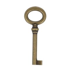 Sleutel messing gepatineerd