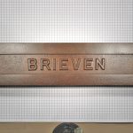 Brievenbus ijzer met opdruk