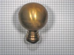 Deurknop brons antiek