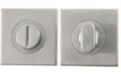 WC-sluiting Vierkant rvs 8mm