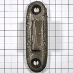 Aanslag raamsluiting ijzer geroest