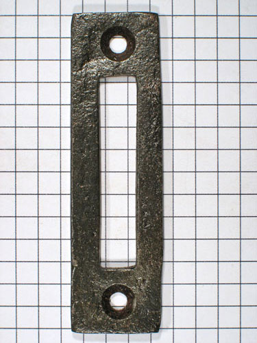 Aanslag raamsluiting ijzer geroest