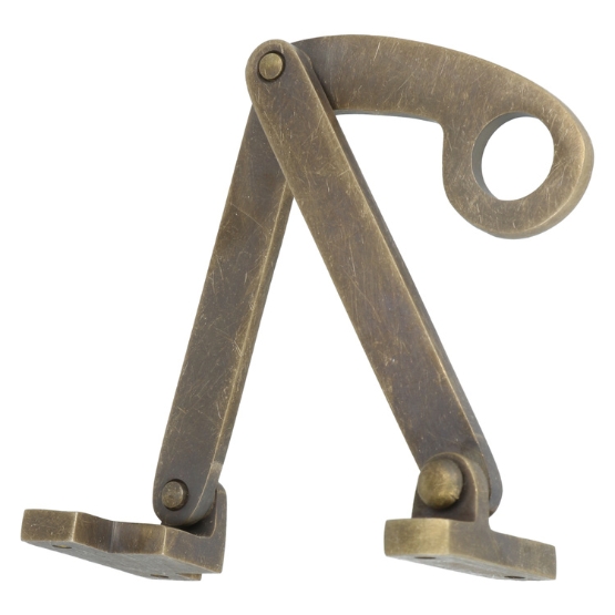 Raamuitzetter, messing antiek