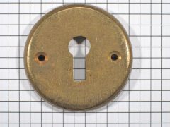 Sleutelplaat messing antiek