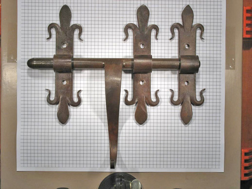 Grendel ijzer geroest