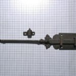 Schuif ijzer geroest