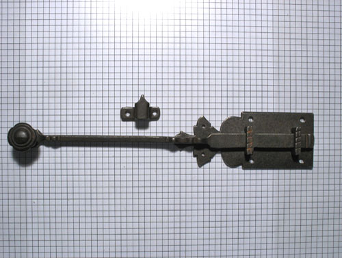 Schuif ijzer geroest