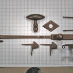 Staldeursluiting ijzer geroest