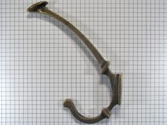 Hoed en jashaak brons antiek