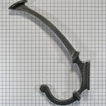 Hoed en jashaak ijzer blank