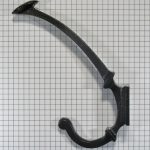 Hoed en jashaak ijzer zwart