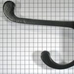 Hoed en jashaak ijzer zwart