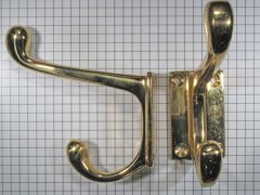 Hoed en jashaak messing