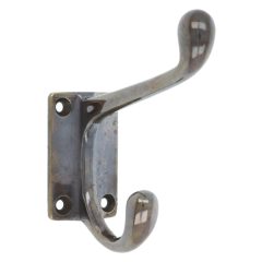 Hoed en jashaak messing antiek