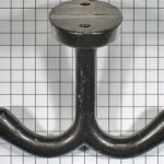 Kapstok onderbouw, ijzer geroest