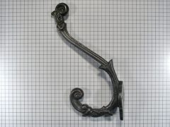 Hoed en jashaak, bewerkt, ijzer blank