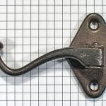 Kapstokhaak ijzer geroest