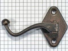 Kapstokhaak ijzer geroest