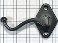 Kapstokhaak ijzer zwart