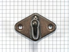 Kapstokhaak ijzer geroest