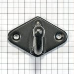 Kapstokhaak ijzer zwart