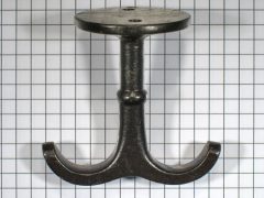 Kapstokhaak onderbouw ijzer geroest