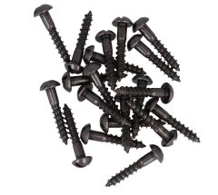 200 stuks bolkopschroeven 3,0 x 16 messing gebruineerd