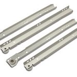 Paar ladegeleiders 60 cm wit