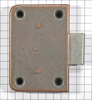 Opdekslot brons 20 mm - Afbeelding 3