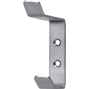 Intersteel Kapstokhaak, Projecthaak gebogen rvs