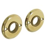 Intersteel rozetten ø50x5mm messing gelakt