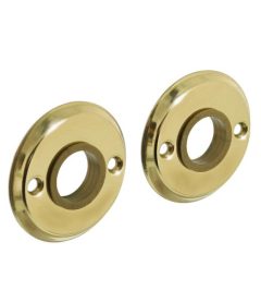 Intersteel rozetten ø50x5mm messing gelakt