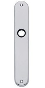 Intersteel Langschild ovaal WC72/8 chroom