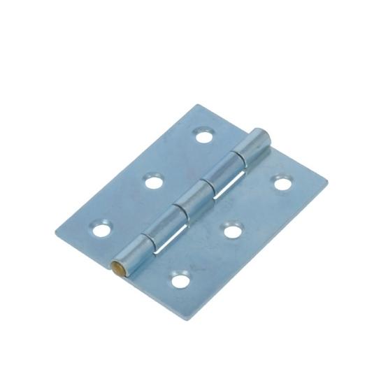 Scharnier blank verzinkt 60x46 mm