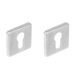 Intersteel PC-plaatjes vierkant rvs