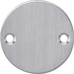 Intersteel afdekrozet rond plat 50x2 rvs