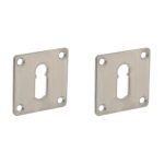 Intersteel sleutelrozetten 42x42x2mm rvs