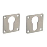 Intersteel cilinderrozetten 42x42x2mm rvs