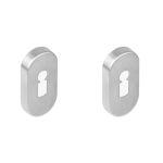 Intersteel sleutelrozetten verdekt ovaal 65x30x10mm rvs