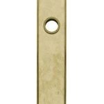 Intersteel Renovatie kortschild blind messing getrommeld