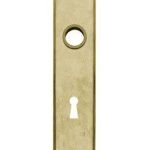 Intersteel Renovatie kortschild SL56 messing getrommeld