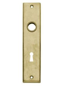 Intersteel Renovatie kortschild SL56 messing getrommeld