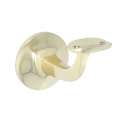 Intersteel Leuninghouder centraal hol zadel blind messing gelakt