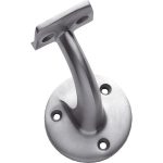 Intersteel Leuninghouder kleine achterplaat hol zadel opschroevend rvs